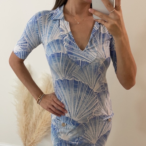 NEW Tori Richard Jaxon Dress XXS blue - Picture 5 of 9